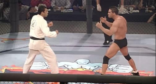 Видеоархив: Кен Шемрок против Хойса Грейси на UFC 5 в 1995 году