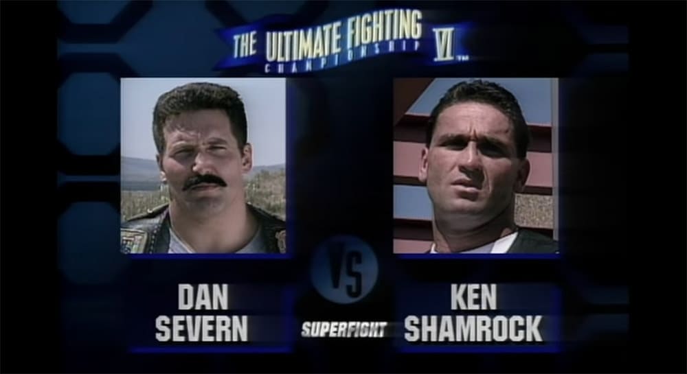 Видеоархив: Кен Шемрок против Дэна Северна на UFC 6 в 1995 году