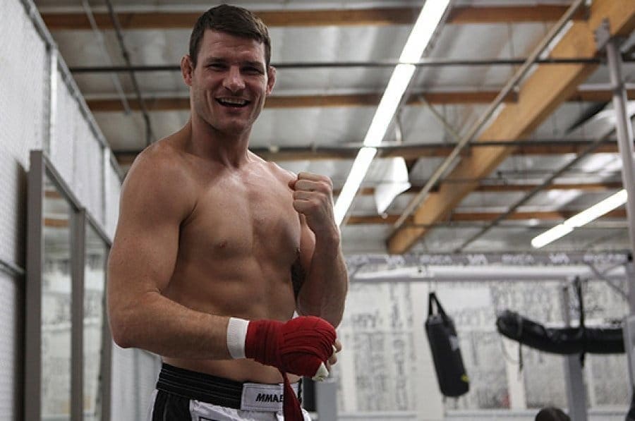 Luke Rockhold at the Gym