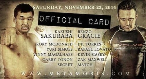Хенцо Грейси и Казуши Сакураба возглавят турнир Metamoris 5