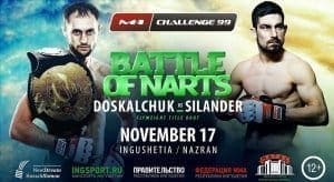 M-1 Challenge 99: Битва Нартов (видео и результаты)