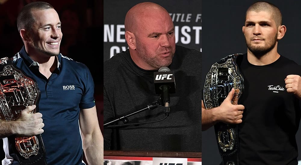 Президент UFC назвал бессмысленным поединок Нурмагомедова и Сент-Пьерра