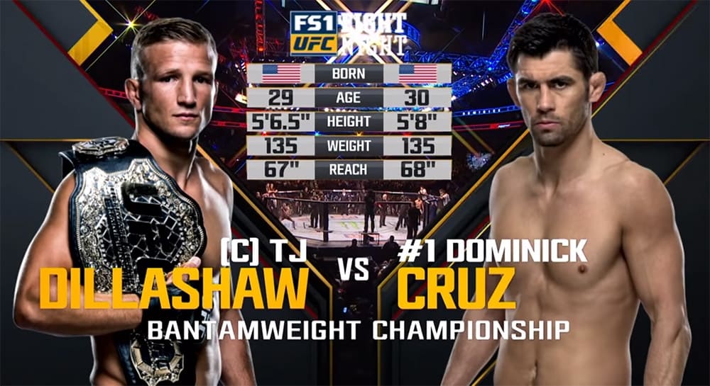 Ти Джей Диллашоу против Доминика Круза на UFC Fight Night 81 в 2016 году