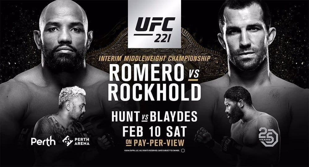 UFC 221: видео и результаты