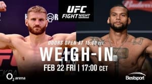 UFC Fight Night 145: результаты официального взвешивания