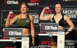 Результаты взвешивания к турниру UFC on ESPN 54