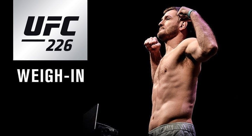 UFC 226: результаты официального взвешивания