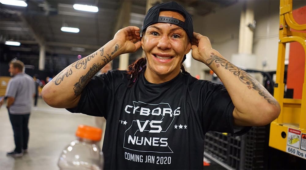 Руководство UFC заставило Крис Киборг снять футболку, посвященную реваншу с Амандой Нунес