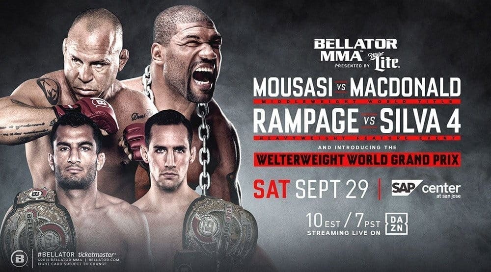 Поединки Мусаси-МакДональд и Рампейдж-Сильва анонсированы официально
