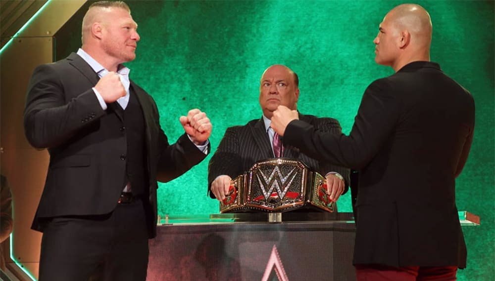 Кейн Веласкес и Брок Леснар разыграют чемпионский пояс WWE