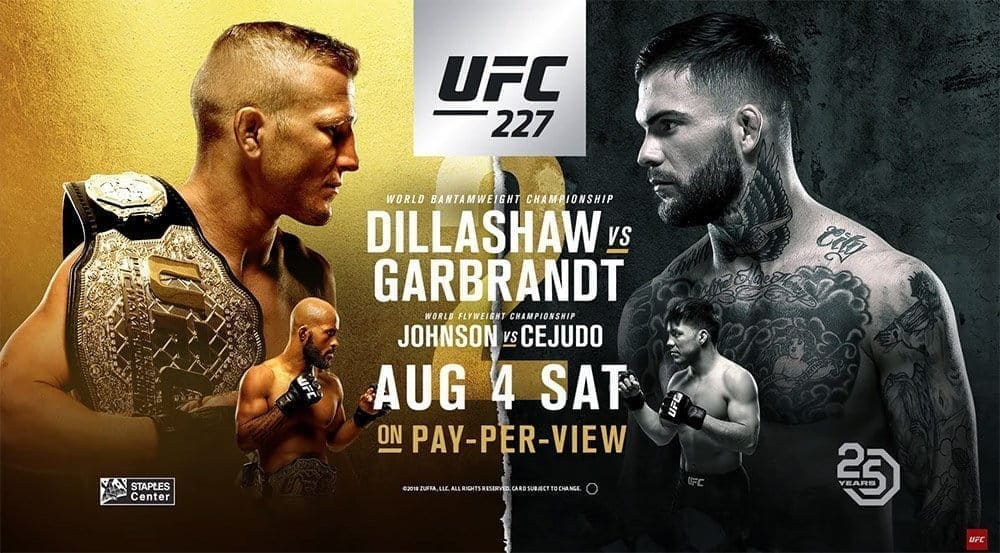 UFC 227: видео и результаты