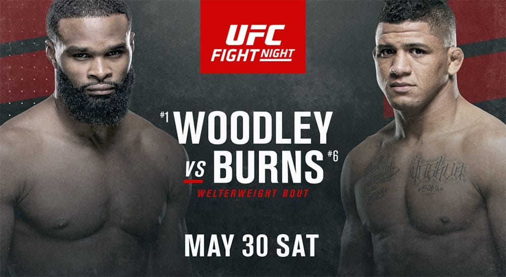 Представлен полный кард турнира UFC on ESPN 9: Вудли – Бернс