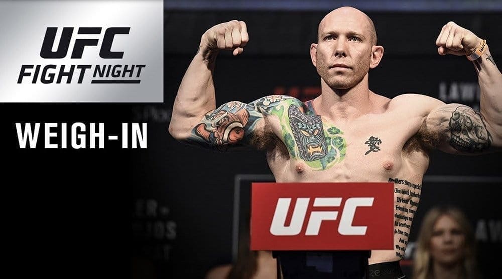 UFC on FOX 28: результаты официального взвешивания