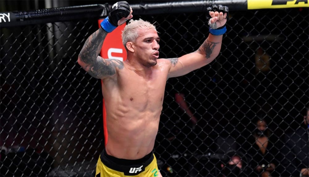 Charles Oliveira, Cyril Gan, and Kevin Holland rank higher in the UFC rankings.