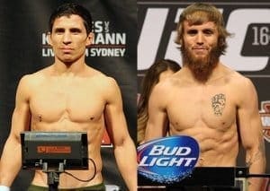 Джозеф Бенавидез против Тима Эллиотта на UFC 172 в Балтиморе