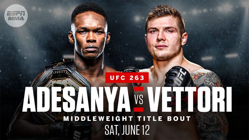 Oficialno Israel Adesanya I Marvin Vettori Vozglavyat Turnir Ufc 263