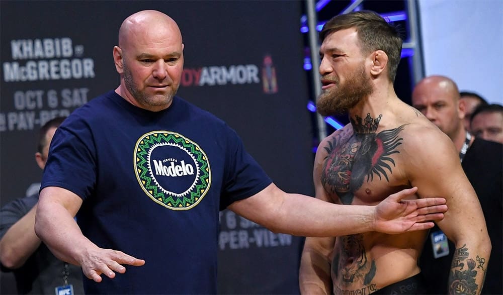 Dana White reacted to Conor McGregor's arrest