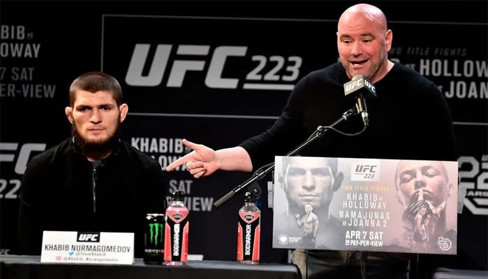 UFC head Dana White made a statement on the status of Khabib Nurmagomedov.