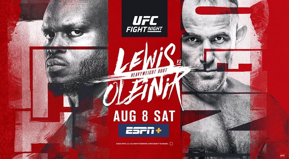 Прямая трансляция UFC Вегас 6: Льюис vs Олейник, Ахмедов vs Вайдмэн