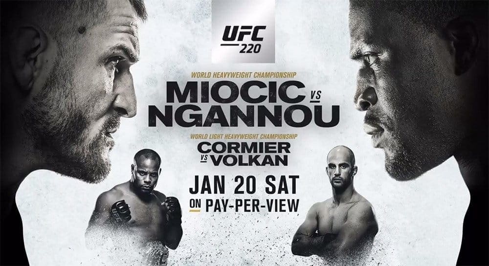 UFC 220: видео и результаты