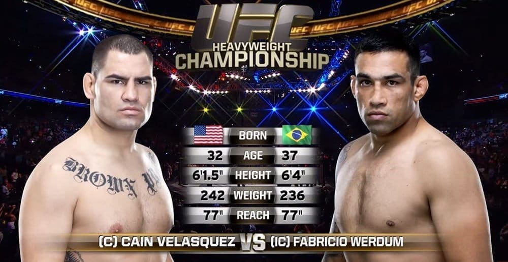 Видеоархив: Кейн Веласкес против Фабрисио Вердума на UFC 188 в Мехико