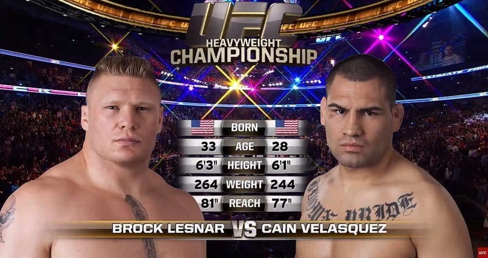 Видеоархив: Брок Леснар против Кейна Веласкеса на UFC 121 в 2010 году