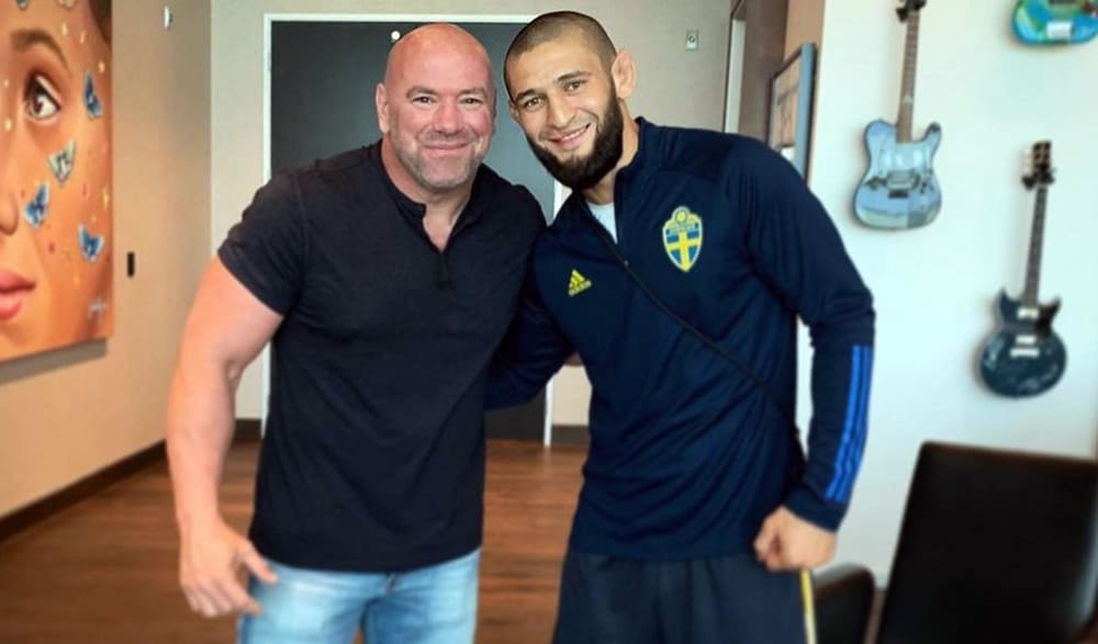 UFC head Dana White spoke about plans for Khamzat Chimaev