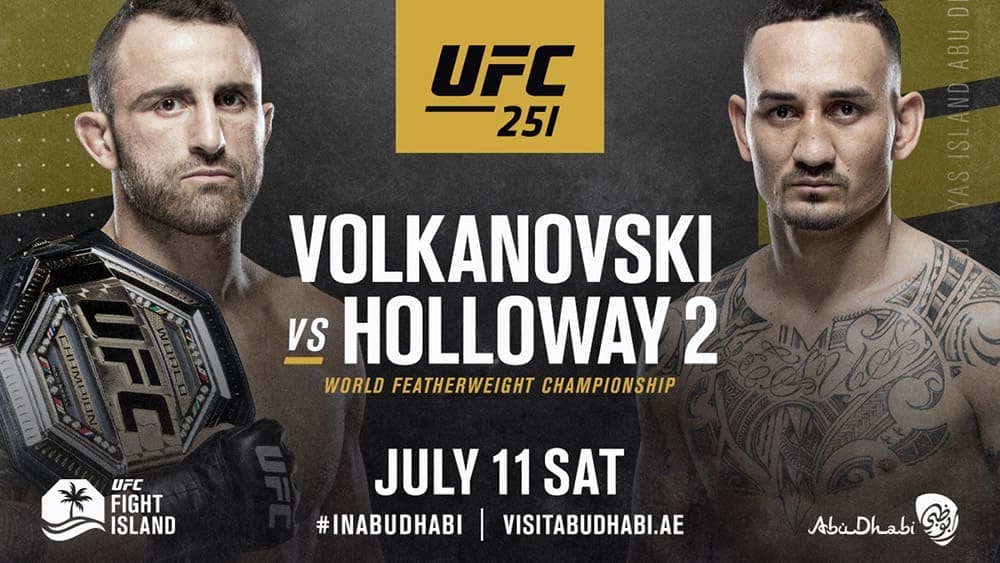 Alexander Volkanovsky and Max Holloway will head the UFC 251 tournament