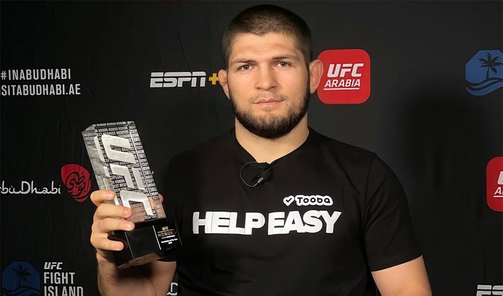 Хабиб Нурмагомедов стал автором «Сабмишна года» в UFC