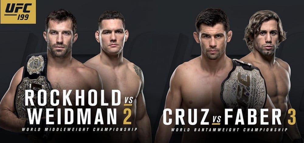 Рокхолд против Вайдмэна и Круз против Фэйбера на UFC 199 в Лос-Анджелесе