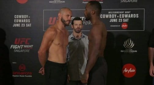 UFC Fight Night 132: результаты официального взвешивания