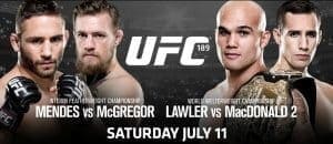 UFC 189: видео и результаты