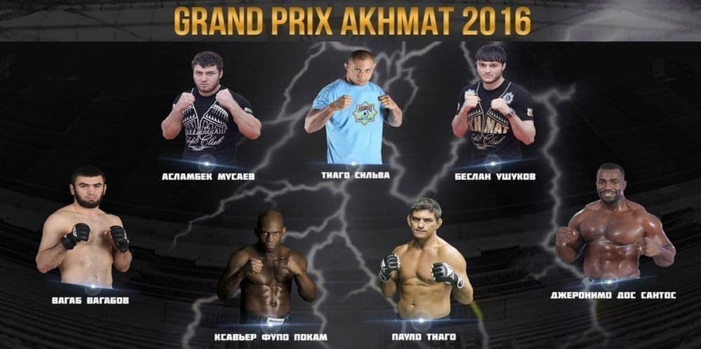 Тиаго Сильва и Пауло Тиаго примут участие в очередном этапе Grand Prix Akhmat 2016