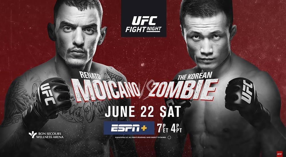 UFC Fight Night 154: Мойкано против Корейского Зомби (прямая трансляция)