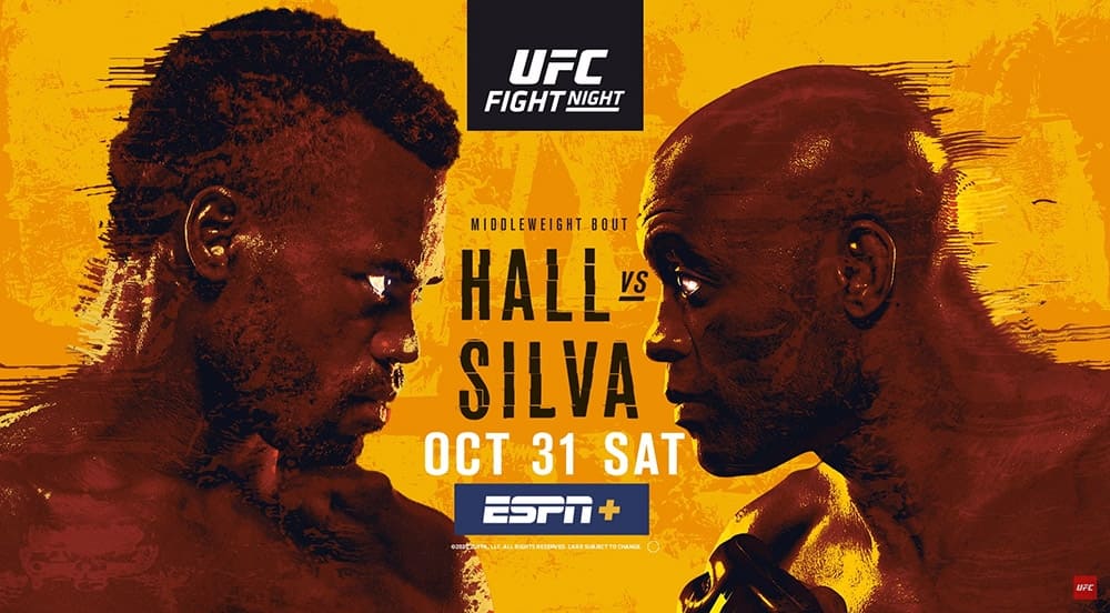 Прямая трансляция UFC Вегас 12: Холл vs Сильва