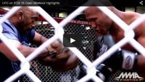 UFC on FOX 15: открытая тренировка (видео)