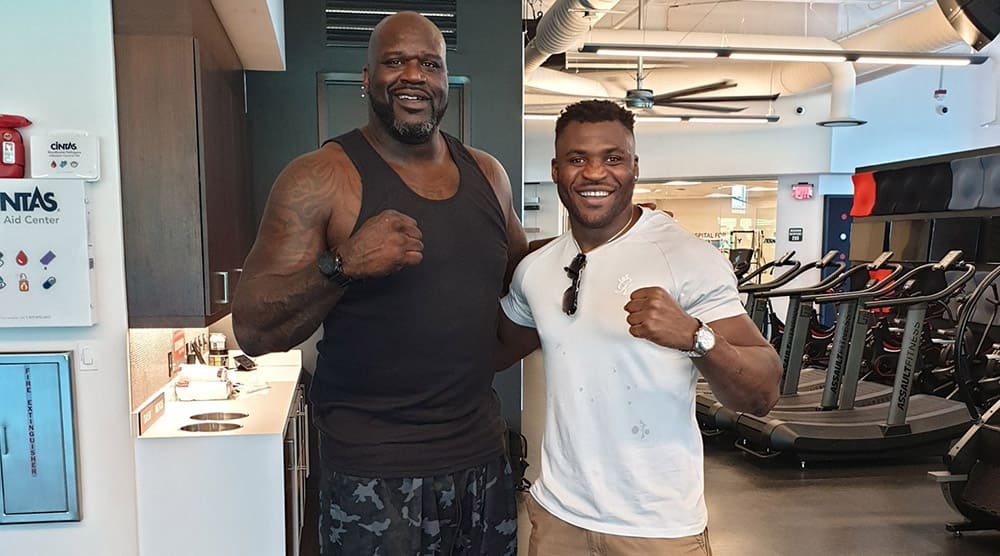 Фото дня: Фрэнсис Нганну и Шакил О’Нил