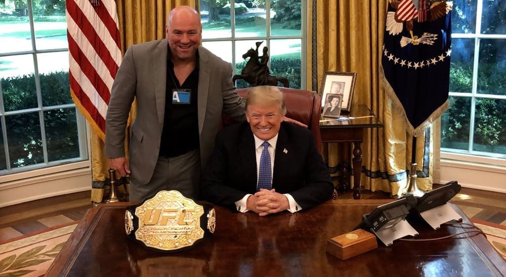Дана Уайт: «Президент Трамп позвонил мне, чтобы обсудить турнир UFC 231»