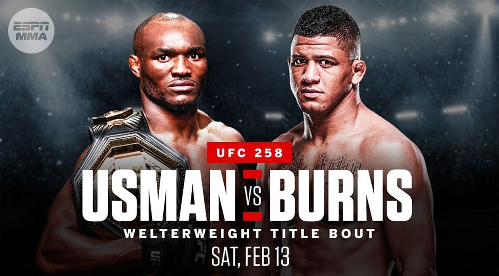 UFC title fight between Kamaru Usman and Gilbert Burns has been officially announced.