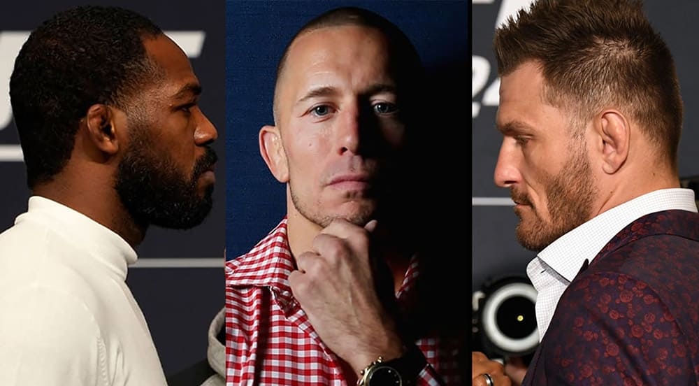 Georges St. Pierre gave predictions for the fight between John Jones and Stipe Miocic