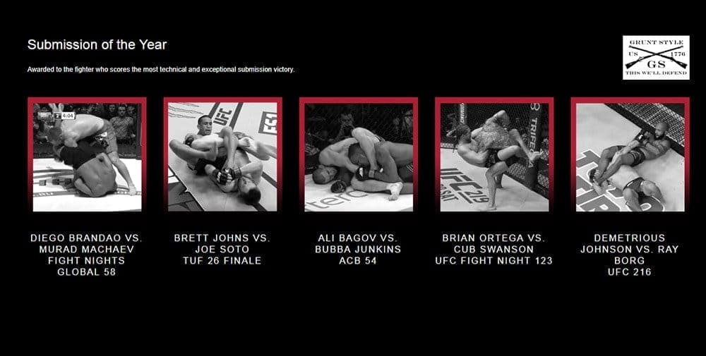 Али Багов и Виталий Бигдаш номинированы на премию World MMA Awards 2018