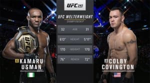 Камару Усман против Колби Ковингтона на UFC 245
