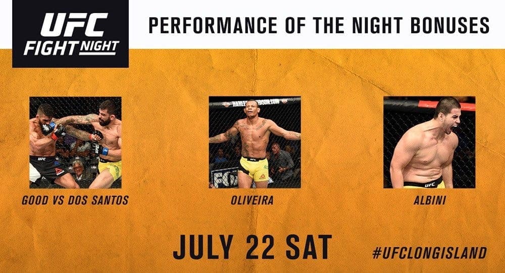 Бонусы турнира UFC on FOX 25