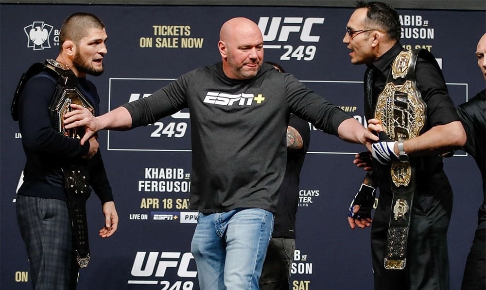 Президент UFC пошутил на тему отмены поединка Хабиба и Фергюсона