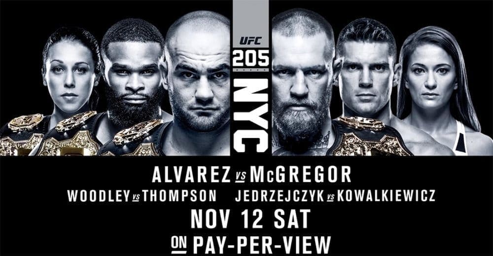 UFC 205: прямая онлайн трансляция