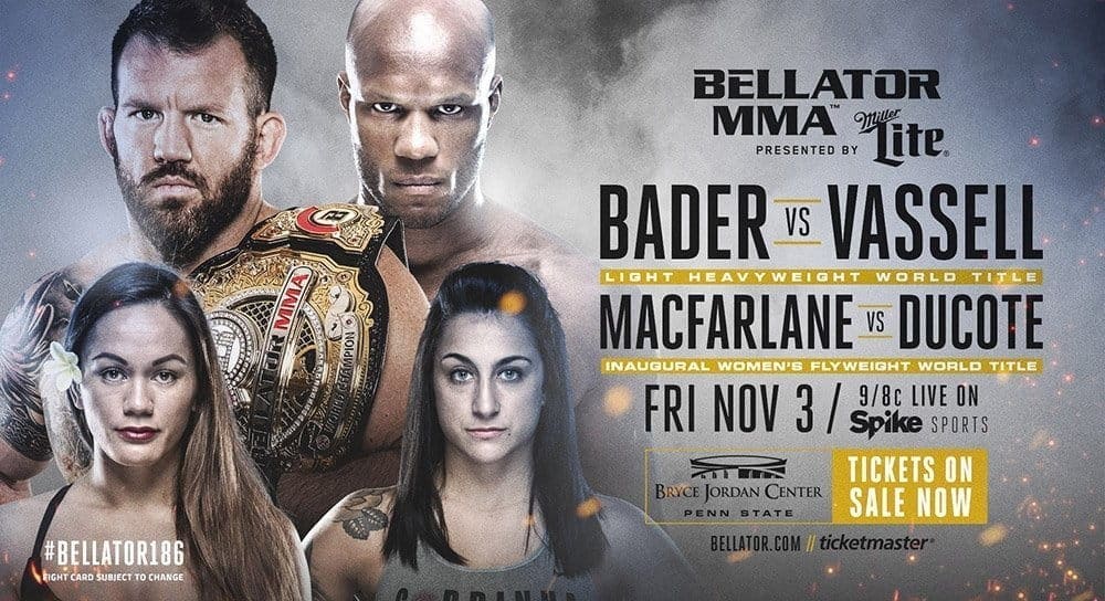 Bellator 186: видео и результаты