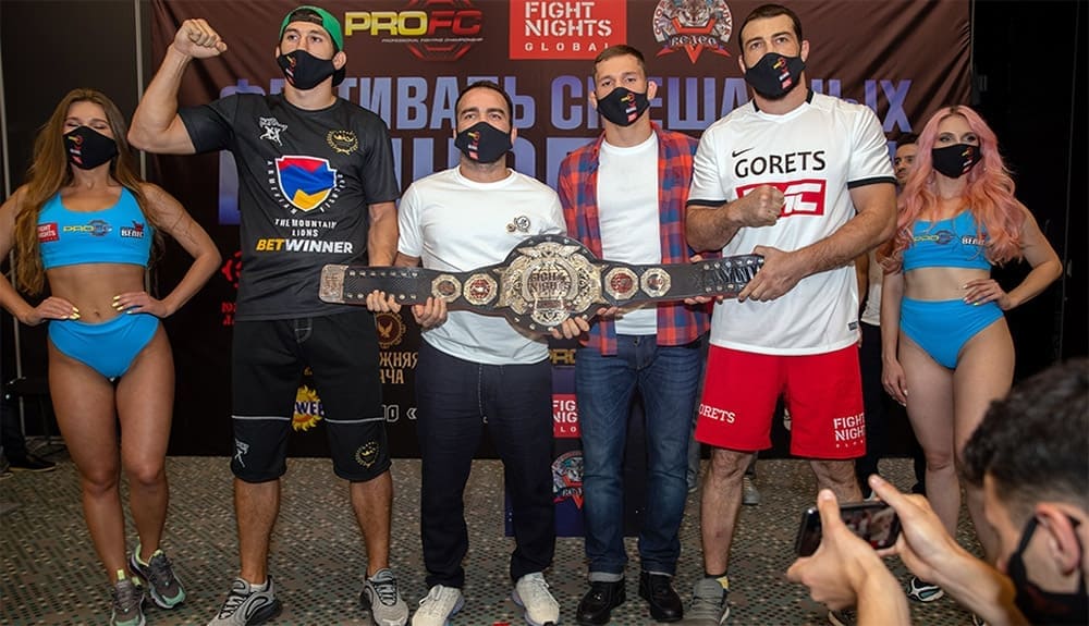 Армен Петросян стал новым чемпионом Fight Nights Global в полутяжелом весе