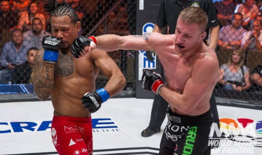 WSOF 23: Джастин Гаетжи нокаутировал Луиса Паломино, Дэвид Брэнч завоевал второй чемпионский титул