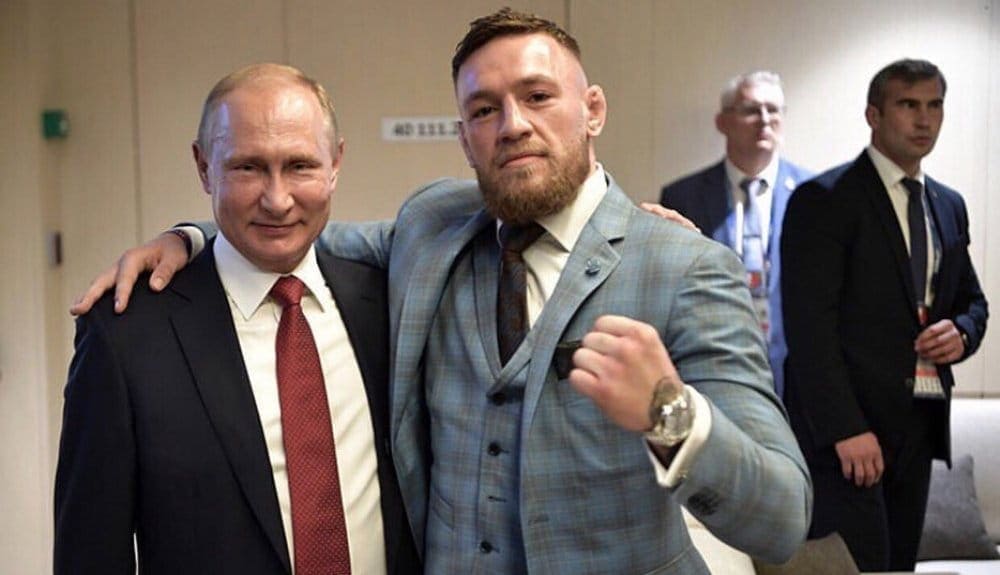 Конор МакГрегор встретился с Владимиром Путиным