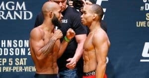 UFC 191: процедура официального взвешивания